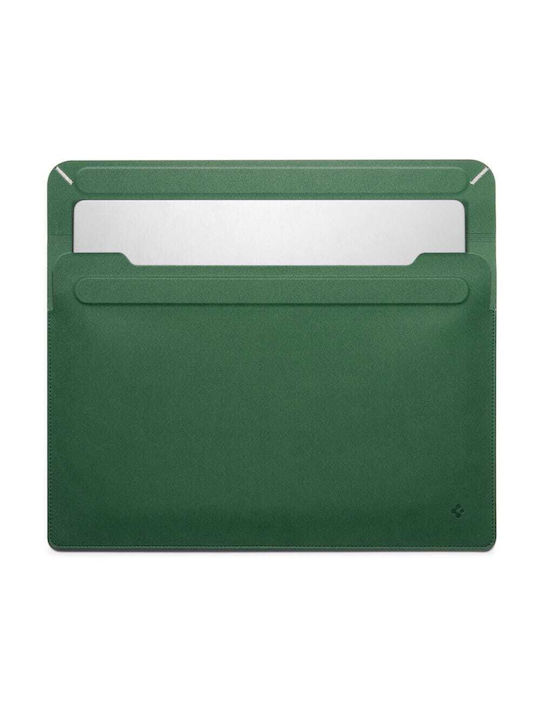 Spigen Valentinus Tasche Fall für Laptop 15" in Grün Farbe