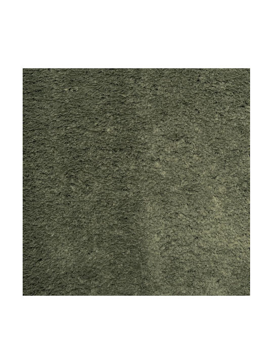 vidaXL Huarte Rutschfest Teppich Rechteckig Synthetisch,Polyester/Cotton/Leather Grün
