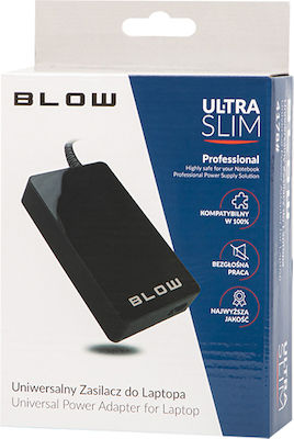 Blow Universal Φορτιστής Laptop 90W 18.5V 1.8A για Universal / Compaq / HP / Acer / Fujitsu / Toshiba / Asus / MSI / Samsung / Dell / Lenovo με Αποσπώμενο Καλώδιο Τροφοδοσίας και με σετ βυσμάτων