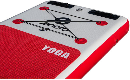 Enero Yoga Aufblasbar SUP Board mit Länge 2.5m Rot