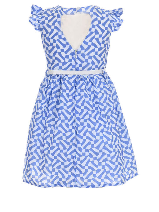 Evita Kids Dress Blue