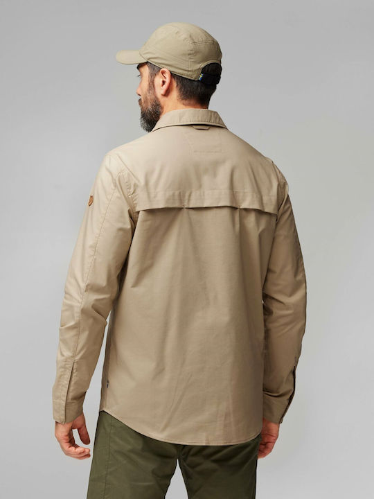 Fjallraven Men's Shirt Long Sleeve Cotton Fossil