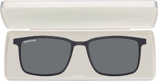 Sunoptic Ανδρικός Κοκκάλινος Σκελετός με Clip On Μαύρος TRC-191