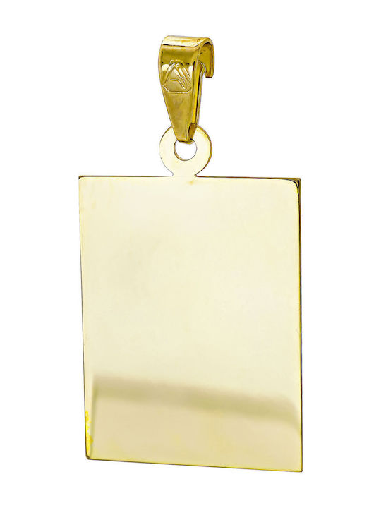 Kiriakos Gofas Kids Pendant Identity in 9K Gold