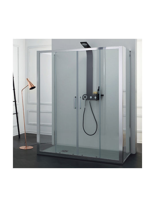 Orabella Energy Plus 180 30333 Duschwand für Dusche mit Schieben Tür 80x180cm