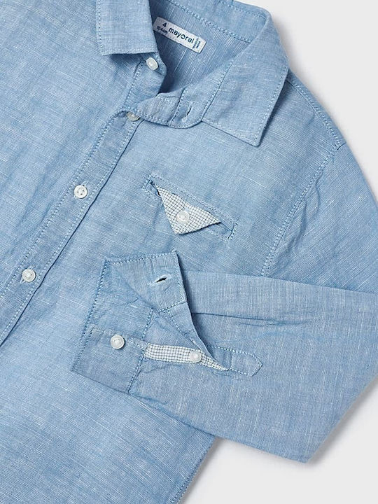 Kids Shirt Long Sleeve Linen Thalassie