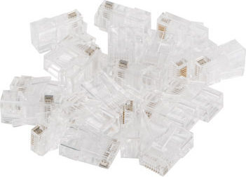 Lanberg Βύσμα RJ-45 male 20τμχ Διάφανο 353391