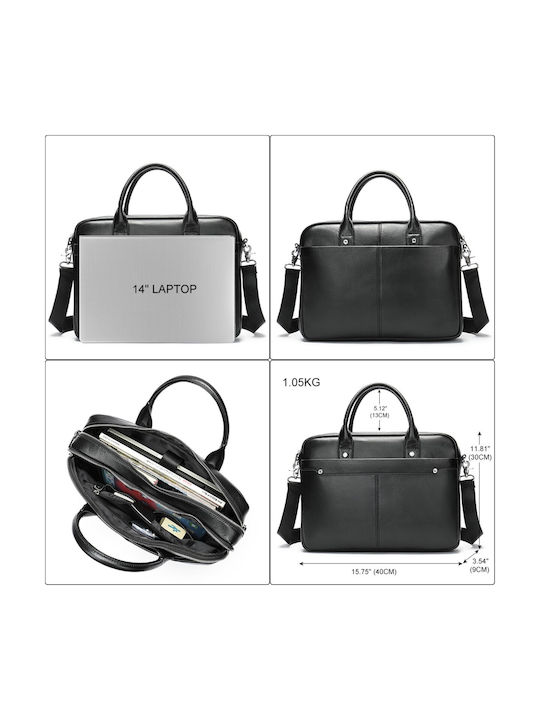 Lacoste Leder Herren Geldbörse Schwarz