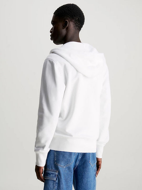 Sweatshirt with Hood WHITE