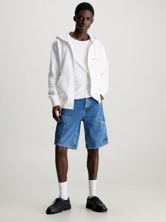 Sweatshirt with Hood WHITE