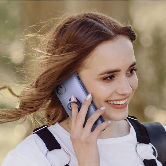 Umschlag Rückseite Silikon Flieder (Samsung)