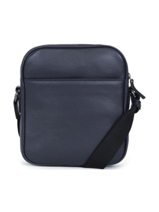Piele Geantă pentru bărbați De umăr / tip crossbody Albastru marin