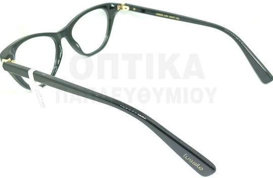 Lussile Γυναικείος Κοκκάλινος Σκελετός Γυαλιών Cat Eye Πράσινος LS32335 LN01