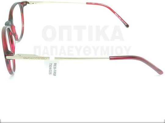 Rebecca Blu Frauen Brillengestell Rot RB7504 RN03