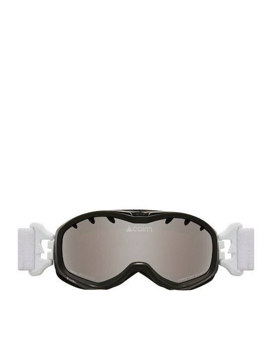 Cairn Rush SPX3000 Masca de schi și snowboard Pentru copii Alb cu Lentilă în culoarea Gri
