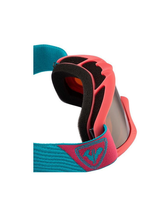 Rossignol Raffish Μάσκα Σκι & Snowboard Παιδική με Φακό σε Πορτοκαλί Χρώμα