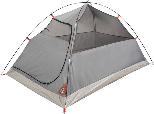 vidaXL Καλοκαιρινή Σκηνή Camping Κόκκινη με Διπλό Πανί για 2 Άτομα 254x135x112εκ.