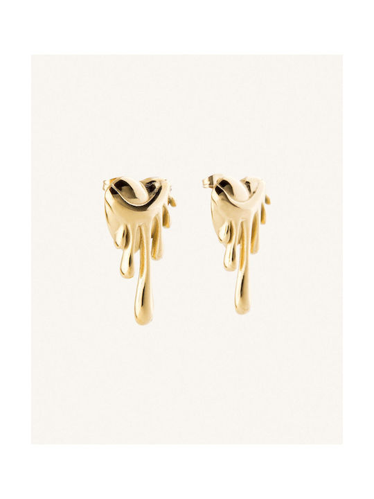 StanStefan Earrings made of Steel Gold Plated