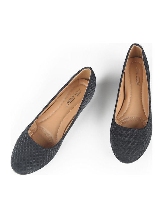 Damen Ballerinas Blau