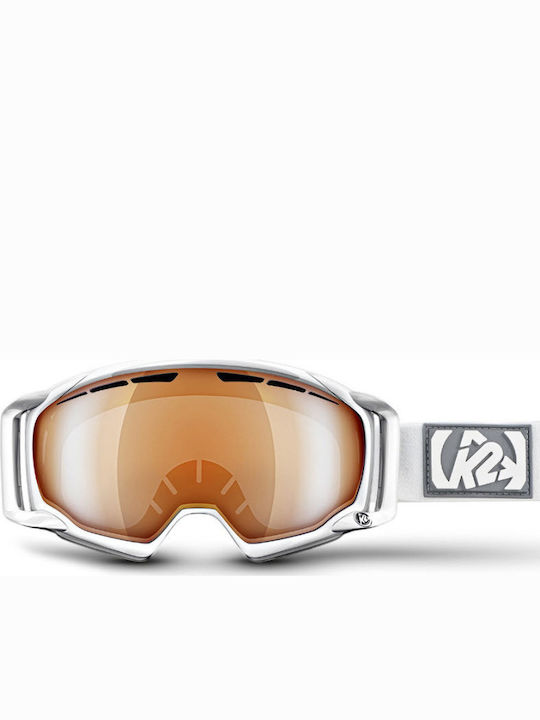 K2 Captura Μάσκα Σκι & Snowboard Ενηλίκων Λευκή