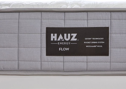 Hauz Flow Zip Μονό Ανατομικό Στρώμα 90x200x29cm με Ανεξάρτητα Ελατήρια