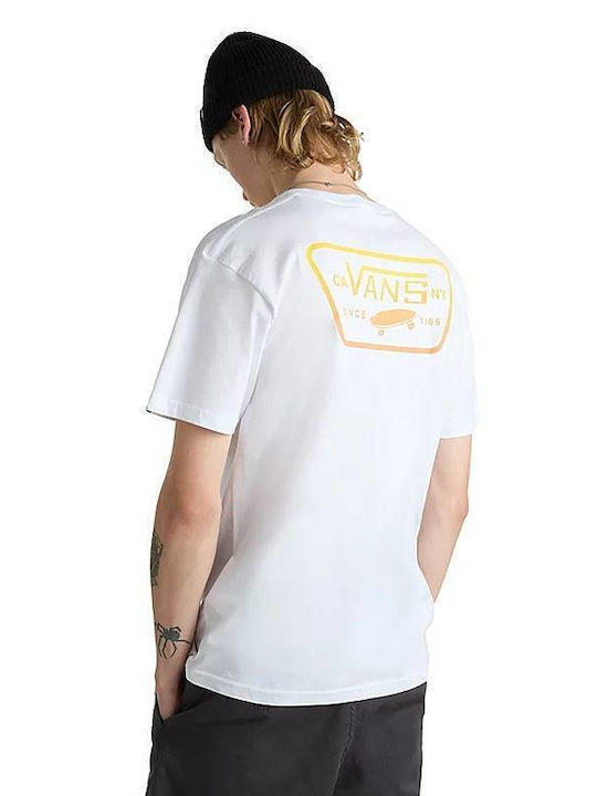 Vans Full Patch Back Ss Herren T-Shirt Kurzarm White / Copper