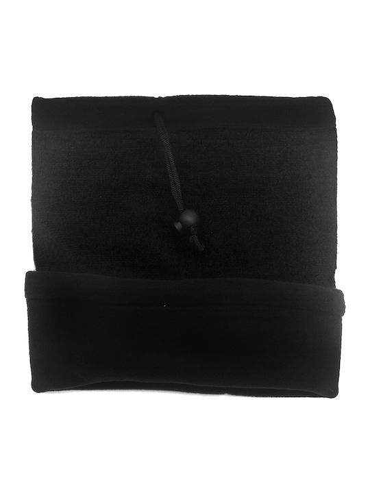 Ανδρικό Κασκόλ Λαιμού Fleece Μαύρο