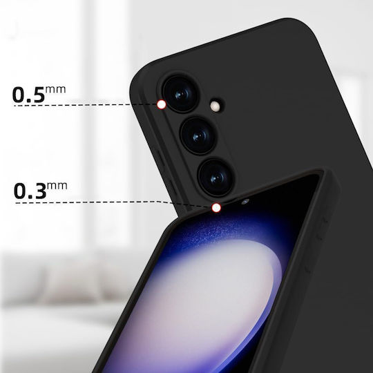 Tech-Protect Icon Back Cover Σιλικόνης Μαύρο (Samsung Galaxy A55 5G)