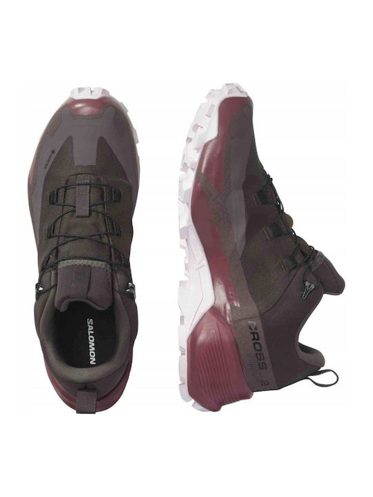 Salomon Cross Hike Femei Pantofi de Drumeție Impermeabil cu Membrană Gore-Tex Violet