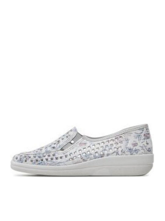 Damen Mokassins in Gray Farbe
