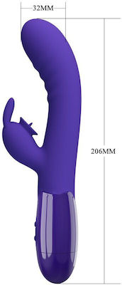 Pretty Love Cerberus Youth Vibrator Rabbit BI-014795L Purple