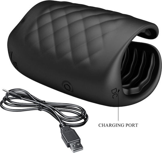 Pretty Love Manual Masturbator For Gland Vibrator Massage 10cm Black