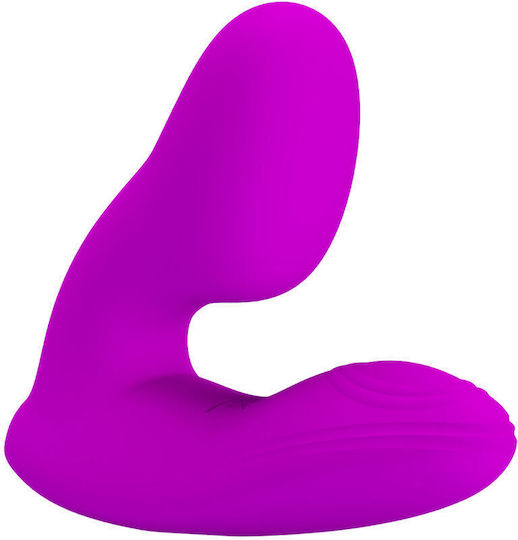 Pretty Love Melvin Vibrator Massage with Remote Control 8cm Purple