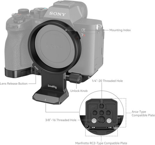 SmallRig Mount Plate Kit Адаптер