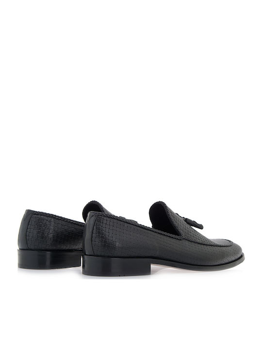 Men's Leather Loafers Black