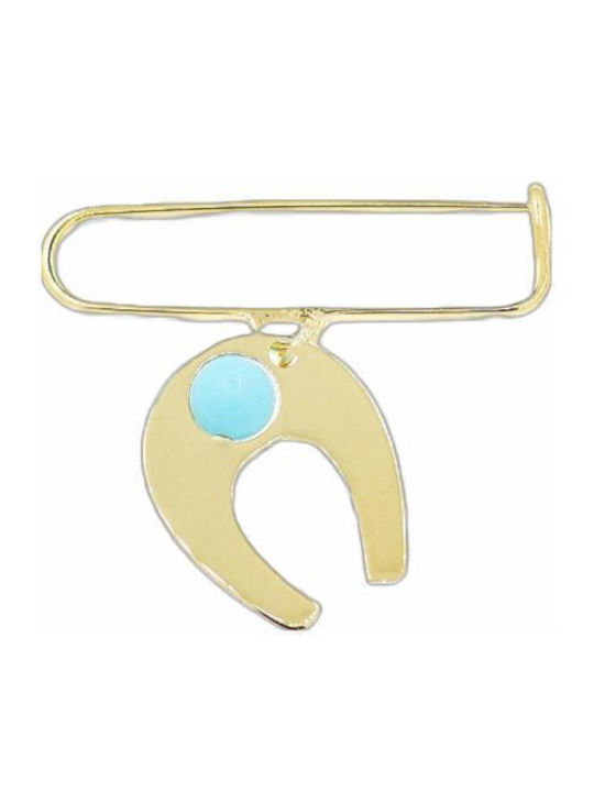 Q-Jewellery Child Safety Pin made of Gold 14K