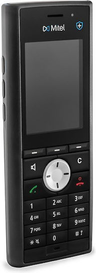 Mitel Dect Ασύρματο Τηλέφωνο IP Μαύρο
