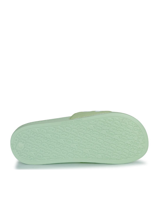 Women's Slides Green