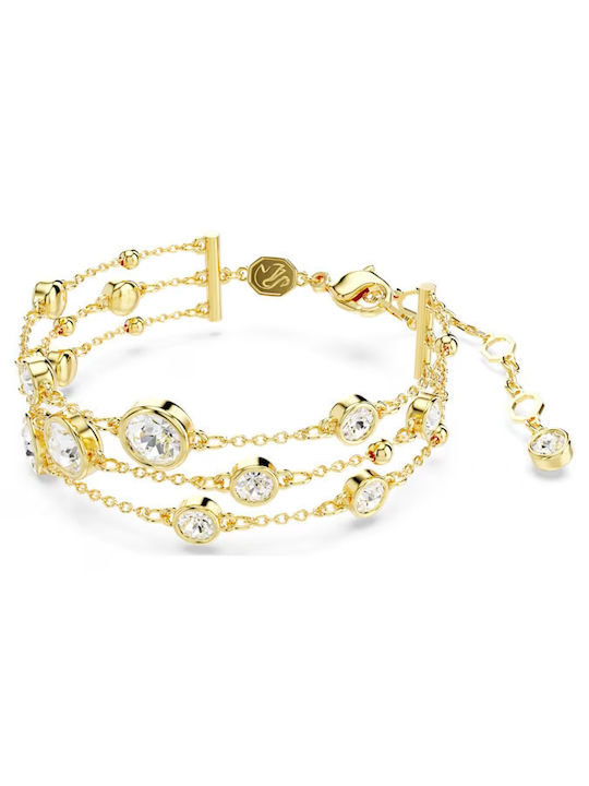 Swarovski Bracelet Chain Imber Gold Plated