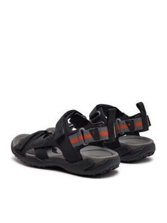 U Terreno Herrensandalen in Schwarz Farbe