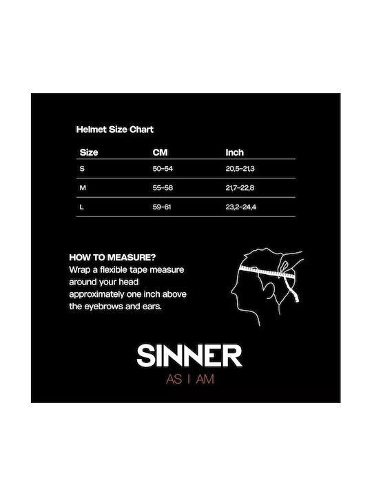 Sinner Bingham Helmet for Ski & Snowboard Black
