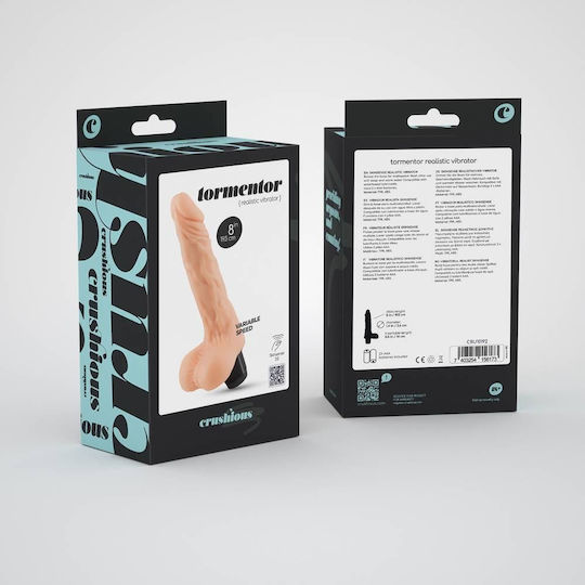 Crushious Crushious Tormentor Realistisch Vibrator 20cm Fleisch
