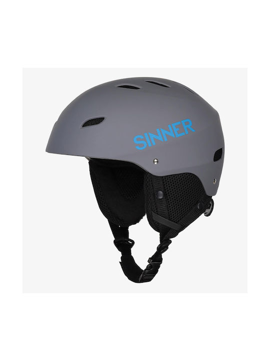 Sinner Bingham Helmet for Ski & Snowboard Grey/Blue