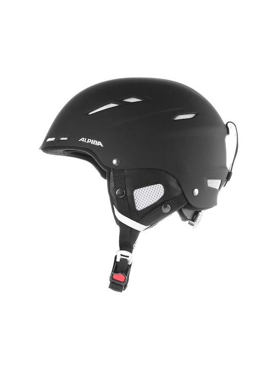 Alpina Biom Κράνος για Σκι & Snowboard Black Matt