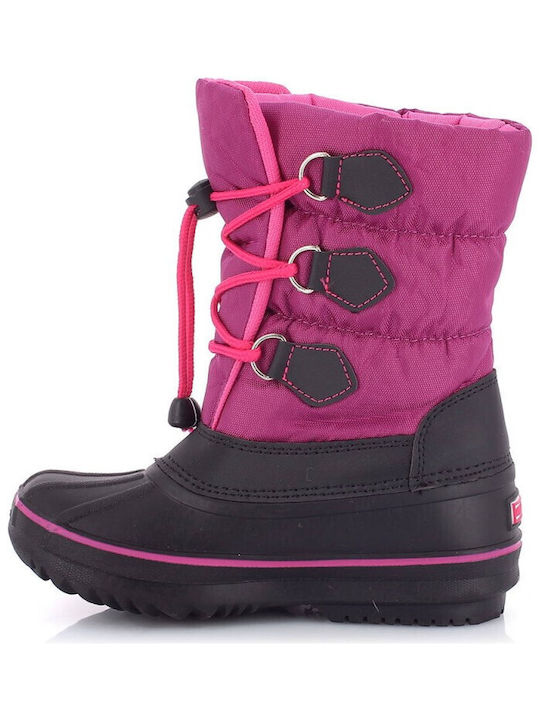 Kimberfeel Snow Boots with Laces Avalanche Fuchsia