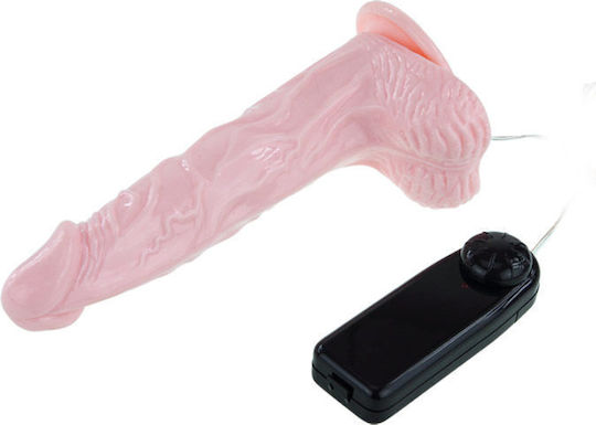 Baile Super Rota Realistic Vibrator 20.5cm Flesh