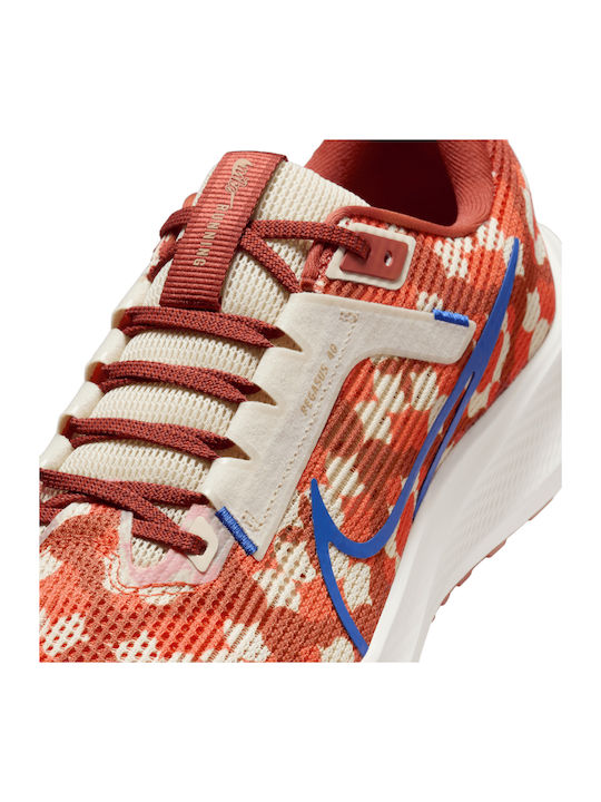 Air Zoom Pegasus 40 Premium Sport Shoes Running Coconut Milk / Burnt Sunrise / Safety Orange / Hyper Royal