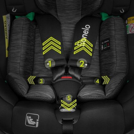 Lionelo Braam Καθισματάκι Αυτοκινήτου i-Size με Isofix Gray Stone 0-36 kg