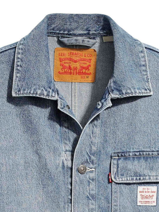 Broadway Geacă Denim Albastră