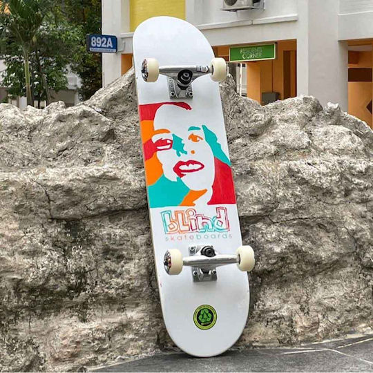 Blind Psychedelic Girl FP Premium Komplett Kurzboard Weiß